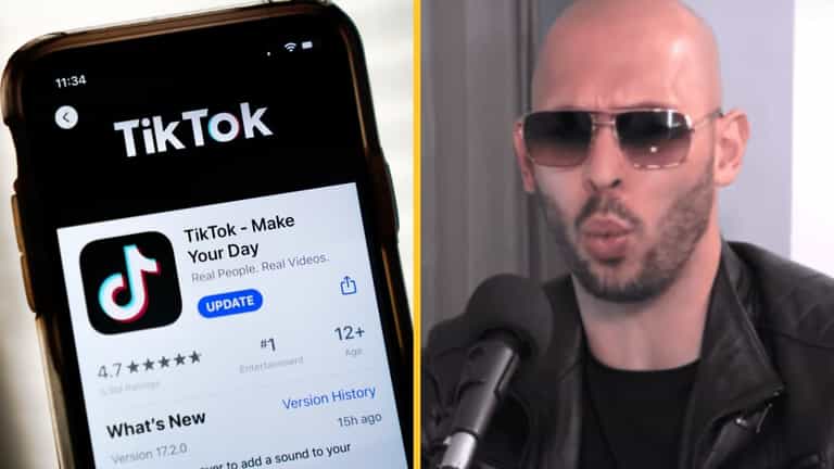 Andrew Tate permanently banned from TikTok Andrew Tate permanently banned from TikTok