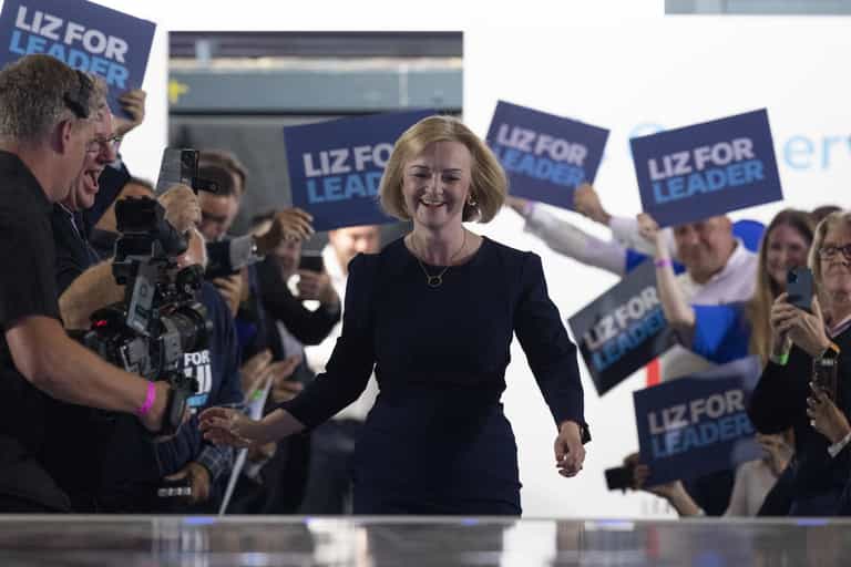 Liz Truss elected leader of the Conservative Party and Prime Minister of the United Kingdom Liz Truss elected leader of the Conservative Party and Prime Minister of the United Kingdom