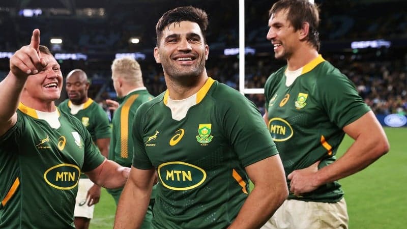 Damian de Allende has one of the most laid-back pre-match routines in rugby