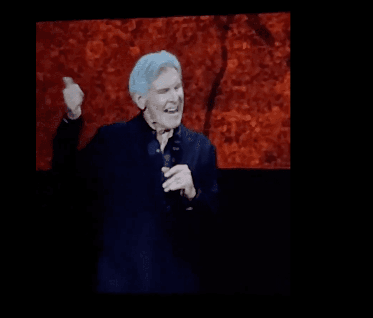 Harrison Ford chokes up with tears on stage as he debuts trailer for his final Indiana Jones movie Harrison Ford chokes up with tears on stage as he debuts trailer for his final Indiana Jones movie