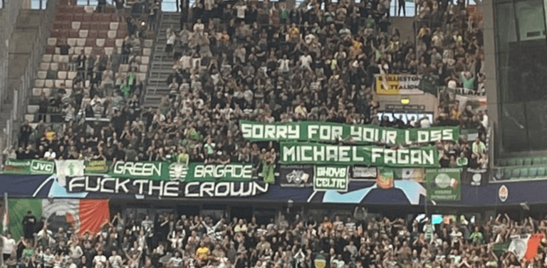 BT Sport forced to apologise after showing offensive Celtic banner BT Sport forced to apologise after showing offensive Celtic banner
