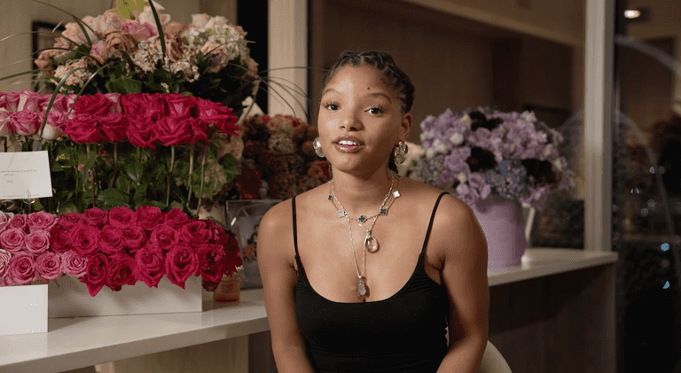 Halle Bailey addresses backlash over black Ariel in new Little Mermaid film Halle Bailey addresses backlash over black Ariel in new Little Mermaid film