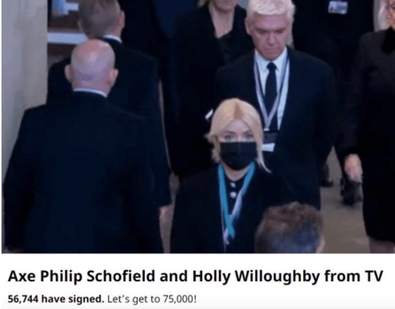 Woman behind petition to axe Holly and Phil from This Morning is a ‘mental health advocate’