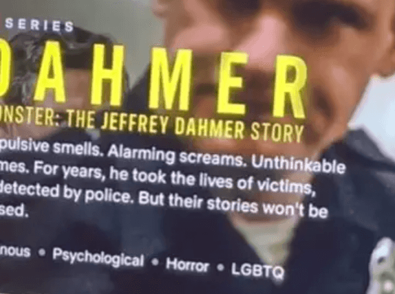 Netflix slammed for LGBTQ tag on Jeffrey Dahmer series Netflix slammed for LGBTQ tag on Jeffrey Dahmer series