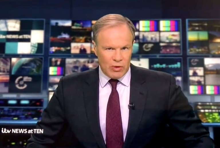 Praise pours in for Tom Bradby’s ‘historic’ ITV News at Ten introduction Praise pours in for Tom Bradby’s ‘historic’ ITV News at Ten introduction