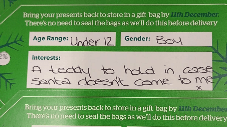 Dunelm staff left in tears over Children’s requests for Christmas presents Dunelm staff left in tears over Children’s requests for Christmas presents