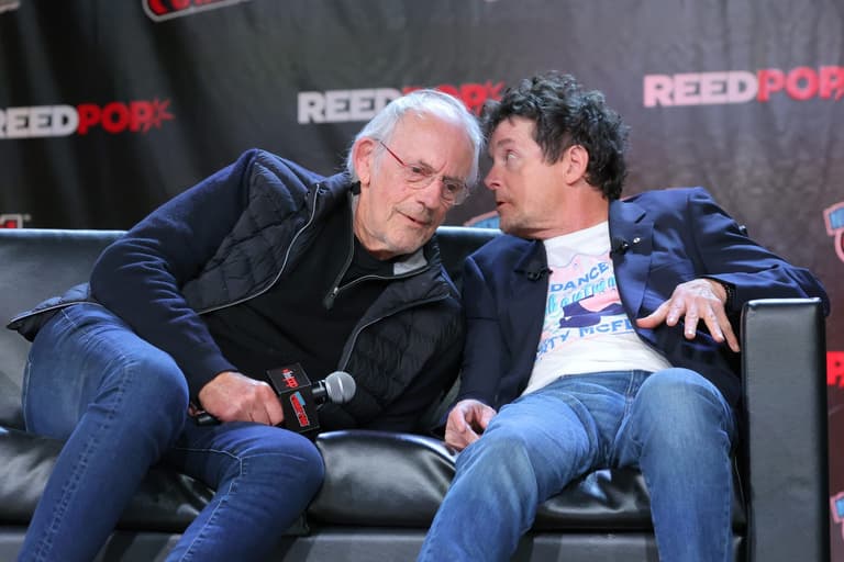 Michael J Fox brings fans to tears in emotional Back To The Future reunion with Christopher Lloyd Michael J Fox brings fans to tears in emotional Back To The Future reunion with Christopher Lloyd
