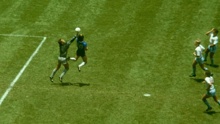 Poll reveals millions of football fans are still mad about Diego Maradona’s infamous Hand of God goal Poll reveals millions of football fans are still mad about Diego Maradona’s infamous Hand of God goal