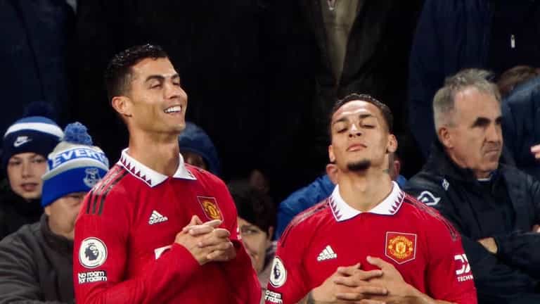 Man United reveal story behind Cristiano Ronaldo’s goal celebration at Everton Man United reveal story behind Cristiano Ronaldo’s goal celebration at Everton