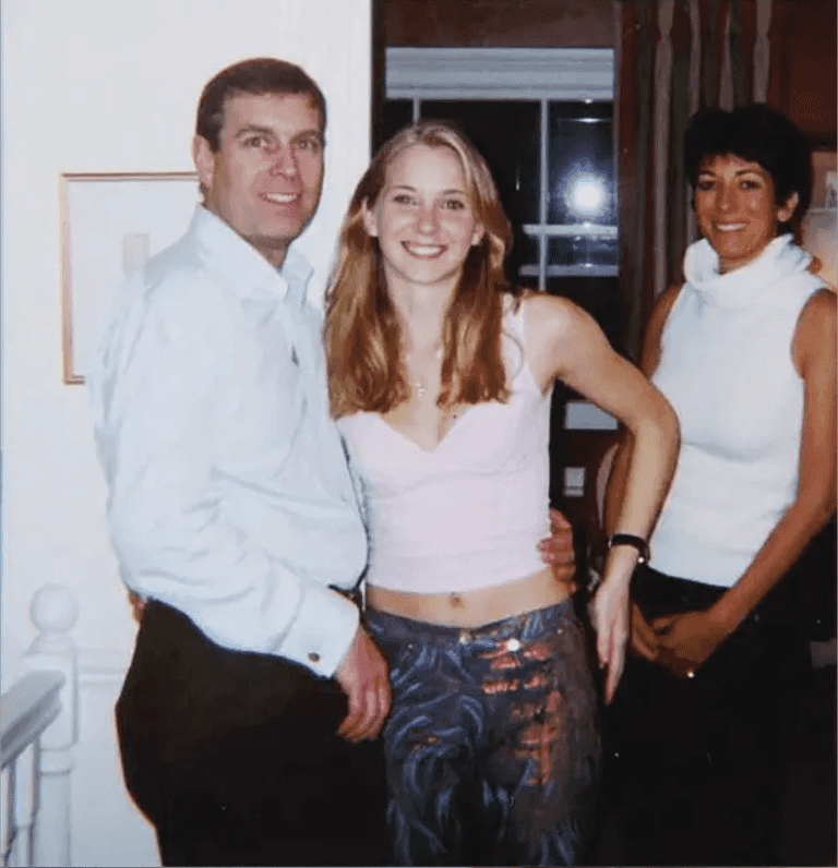 Ghislaine Maxwell claims infamous photo of Prince Andrew and Virginia Giuffre is fake Ghislaine Maxwell claims infamous photo of Prince Andrew and Virginia Giuffre is fake
