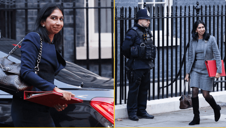 Suella Braverman leaves job as the Home Secretary after only 43 days in the job Suella Braverman leaves job as the Home Secretary after only 43 days in the job
