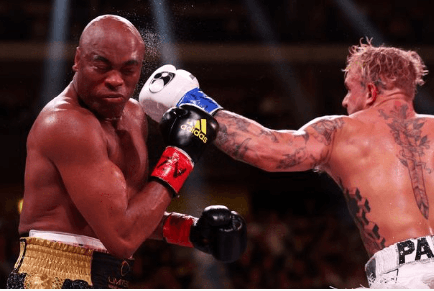 Jake Paul beats Anderson Silva on points to remain undefeated as boxer