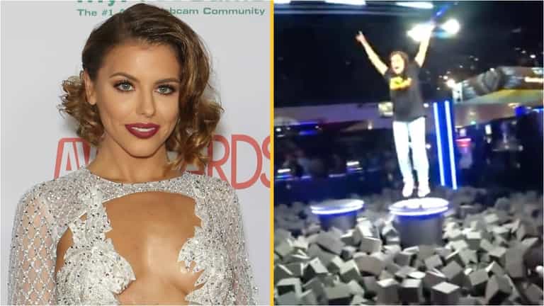 Porn star Adriana Chechik broke her back in two places during wild foam pit stunt Porn star Adriana Chechik broke her back in two places during wild foam pit stunt