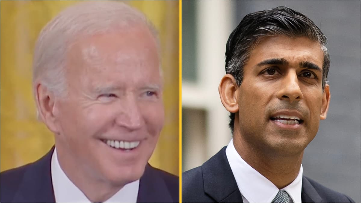 Joe Biden mispronounces Rishi Sunak’s name in Diwali speech
