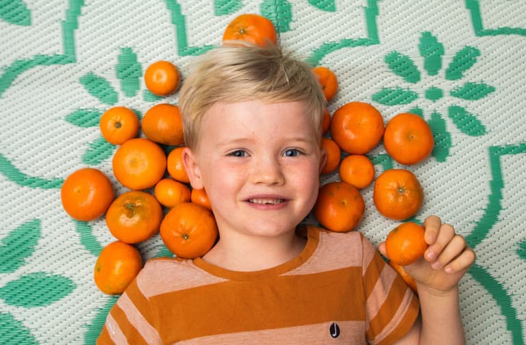 ‘My son turned into a real-life Simpsons character after eating too many oranges’ ‘My son turned into a real-life Simpsons character after eating too many oranges’