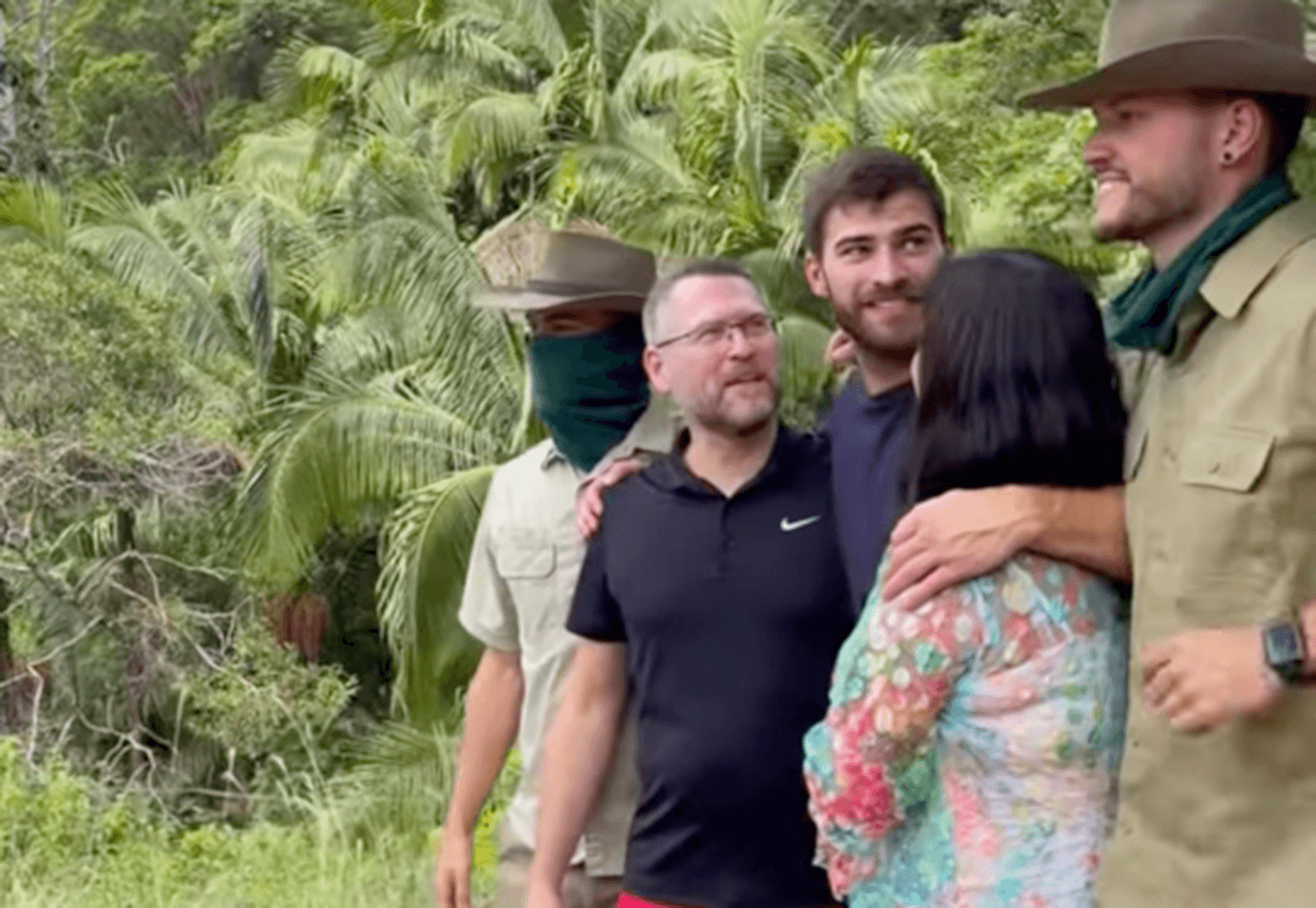 Owen Warner’s brothers dress as rangers to surprise him after I’m A Celebrity finale