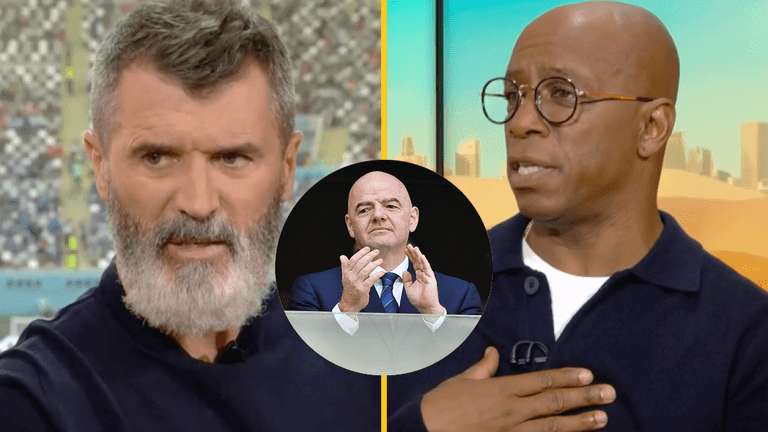 Ian Wright, Karen Carney and Roy Keane tear strips off FIFA with powerful protest comments Ian Wright, Karen Carney and Roy Keane tear strips off FIFA with powerful protest comments