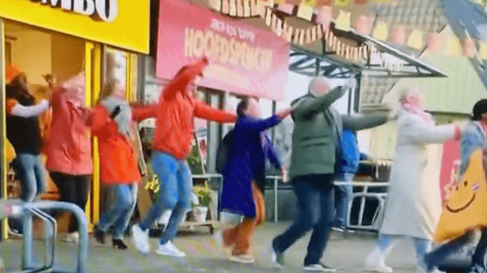 Dutch supermarket forced to pull World Cup ad featuring dancing builders Dutch supermarket forced to pull World Cup ad featuring dancing builders