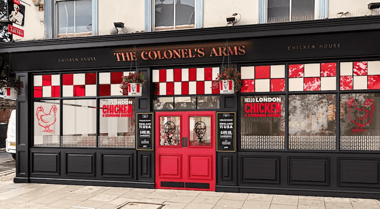 KFC is opening its first ever pub for the World Cup – with chicken to table service KFC is opening its first ever pub for the World Cup – with chicken to table service