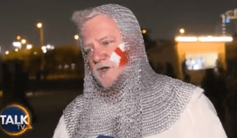 England fans ‘made to strip naked’ after dressing as Crusaders in Qatar England fans ‘made to strip naked’ after dressing as Crusaders in Qatar