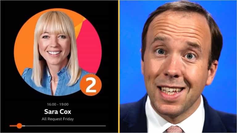 Radio 2 caller calls Matt Hancock a ‘c**t’ live on air Radio 2 caller calls Matt Hancock a ‘c**t’ live on air