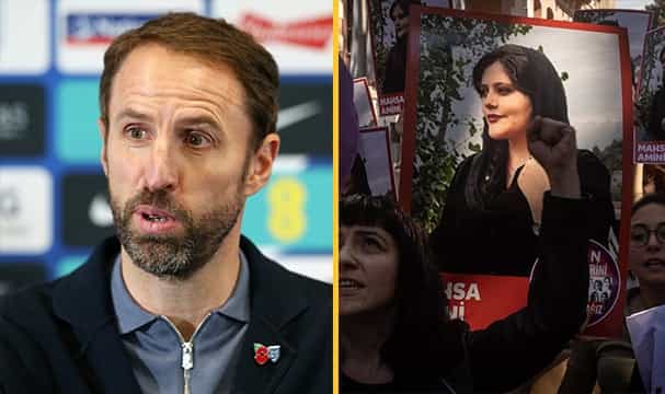 Iran activists urge England fans to join Mahsa Amini protest during World Cup opener Iran activists urge England fans to join Mahsa Amini protest during World Cup opener