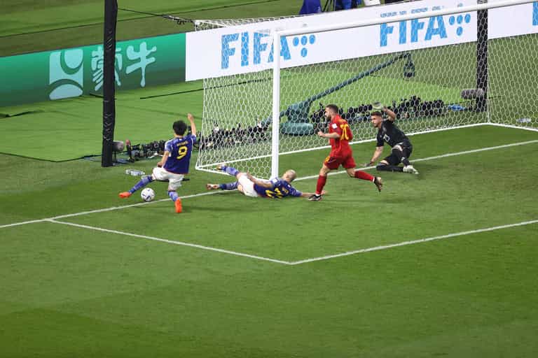 New released footage shows controversial Japan goal against Spain was right to stand New released footage shows controversial Japan goal against Spain was right to stand