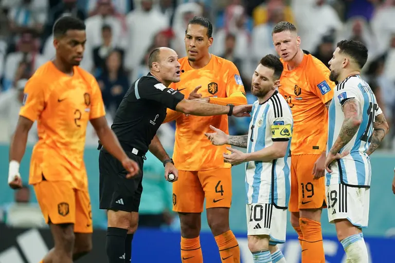 Unpopular World Cup referee sent home after display in Argentina’s game against Holland Unpopular World Cup referee sent home after display in Argentina’s game against Holland