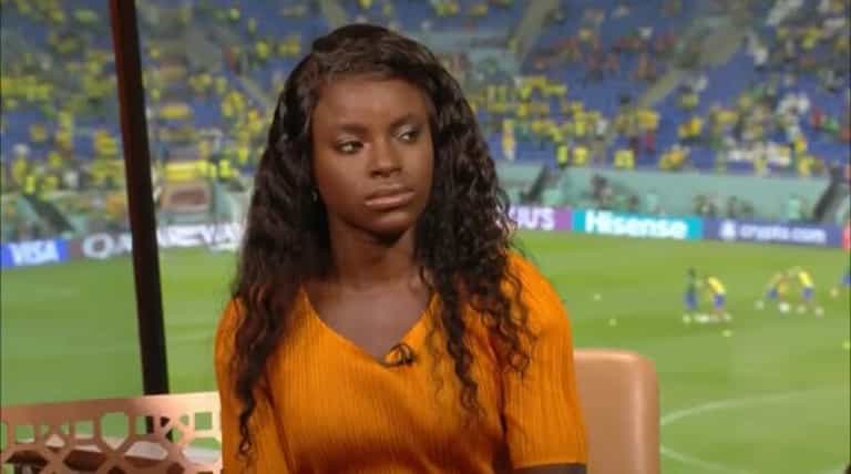 Eniola Aluko responds to criticism after on-air mistake Eniola Aluko responds to criticism after on-air mistake