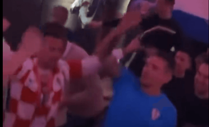 Dejan Lovren and Marcelo Brozovic filmed ‘singing fascist song’ in nightclub Dejan Lovren and Marcelo Brozovic filmed ‘singing fascist song’ in nightclub