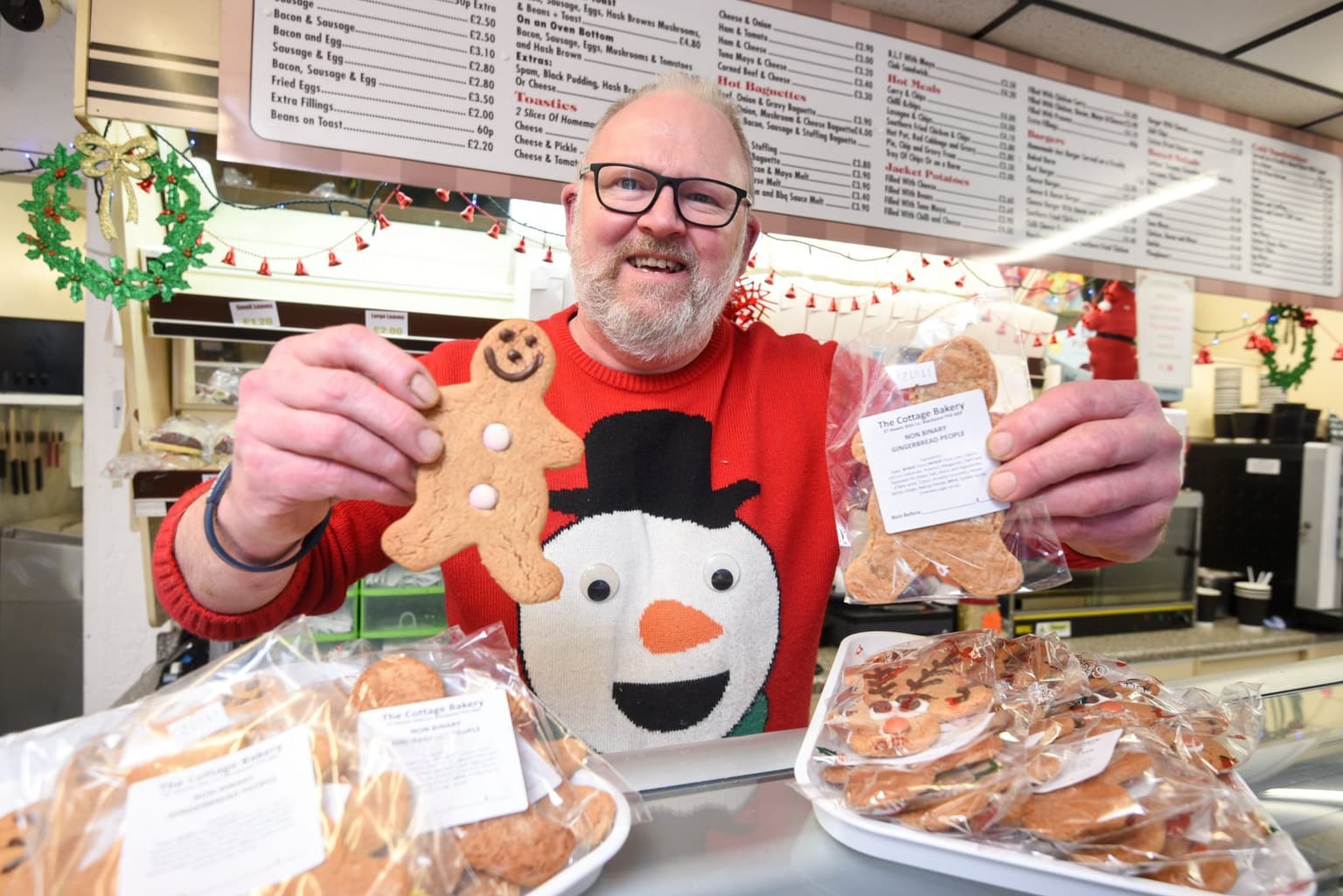 Bakery trolled after replacing gingerbread men with ‘non-binary gingerbread people’