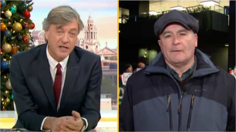 Richard Madeley called ‘pathetic’ and ‘unprofessional’ after telling Mick Lynch to ‘jog on’ Richard Madeley called ‘pathetic’ and ‘unprofessional’ after telling Mick Lynch to ‘jog on’