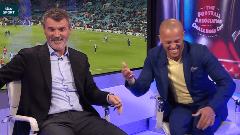 “That’s his job!” – Roy Keane has ITV panel in stitches as he reviews big FA Cup moment “That’s his job!” – Roy Keane has ITV panel in stitches as he reviews big FA Cup moment
