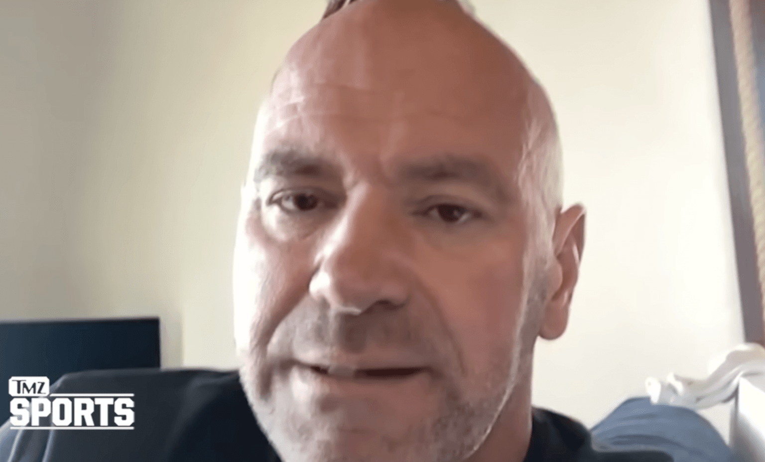 Dana White apologises after being caught slapping his wife on film