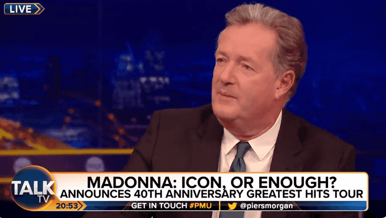 Piers Morgan slammed for ‘misogynistic’ Madonna remarks Piers Morgan slammed for ‘misogynistic’ Madonna remarks