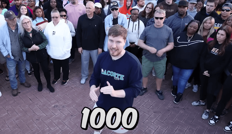 YouTuber MrBeast cures 1,000 people of blindness YouTuber MrBeast cures 1,000 people of blindness