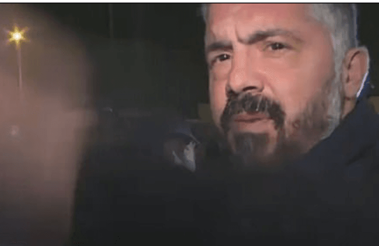 Gennaro Gattuso lashes out at cameraman while talking to fans Gennaro Gattuso lashes out at cameraman while talking to fans