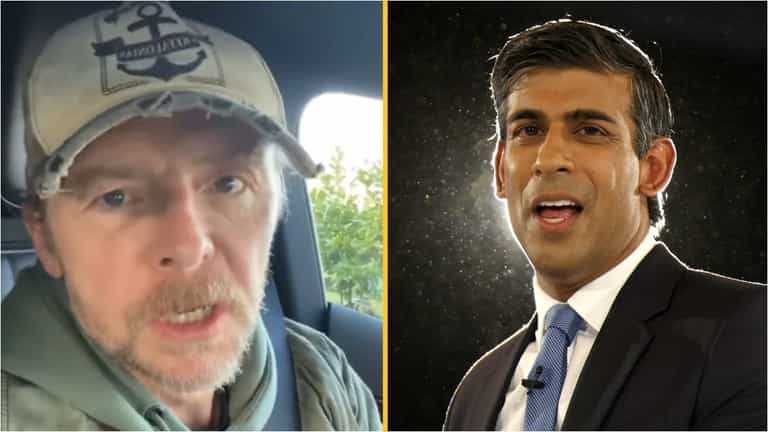 Simon Pegg labels Rishi Sunak an ‘unelected p***k’ in impassioned ‘f**k the Tories’ social media plea Simon Pegg labels Rishi Sunak an ‘unelected p***k’ in impassioned ‘f**k the Tories’ social media plea