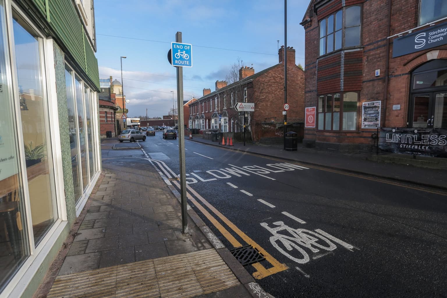 Council is slammed for installing cycle lane which is barely the length of a bike