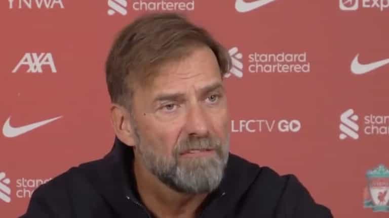 Jurgen Klopp snaps at reporter for asking about Liverpool’s transfer dealings Jurgen Klopp snaps at reporter for asking about Liverpool’s transfer dealings