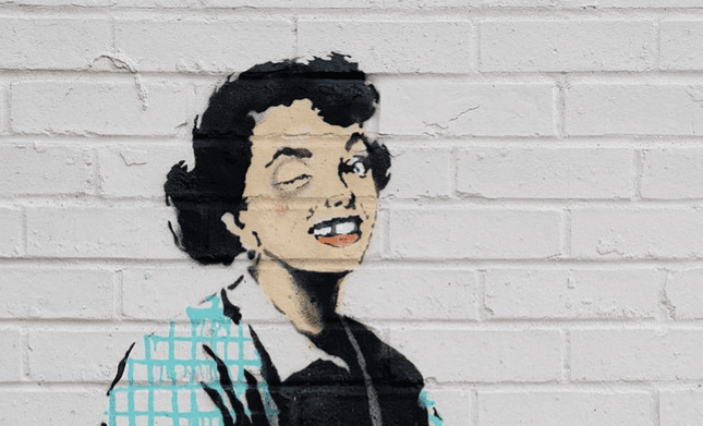 Banksy returns with new Valentine’s Day artwork highlighting domestic violence Banksy returns with new Valentine’s Day artwork highlighting domestic violence