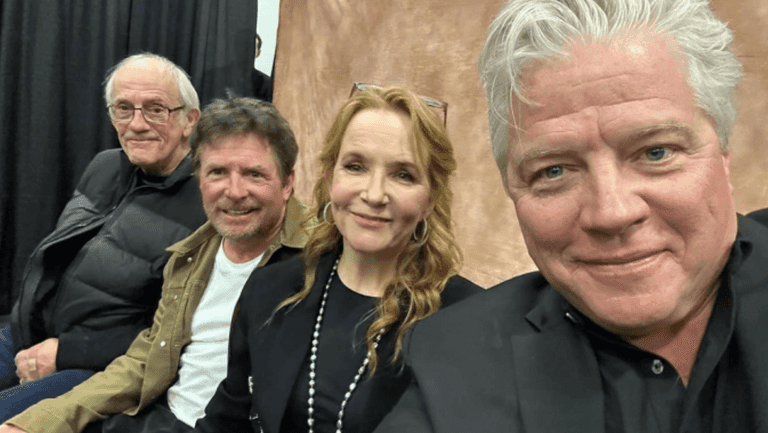 Back to the Future cast in epic reunion nearly 40 years after the original film premiered Back to the Future cast in epic reunion nearly 40 years after the original film premiered
