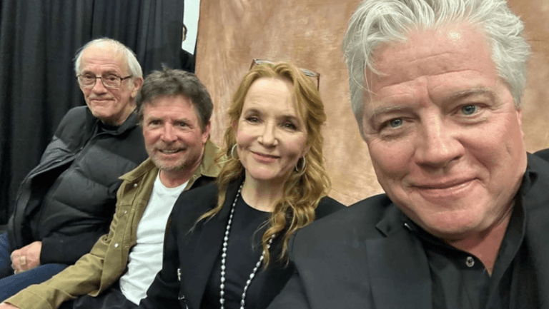 Back to the Future cast in epic reunion nearly 40 years after the original film premiered Back to the Future cast in epic reunion nearly 40 years after the original film premiered