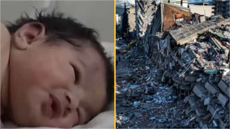Baby orphaned by Syrian earthquake adopted by her aunt and uncle Baby orphaned by Syrian earthquake adopted by her aunt and uncle