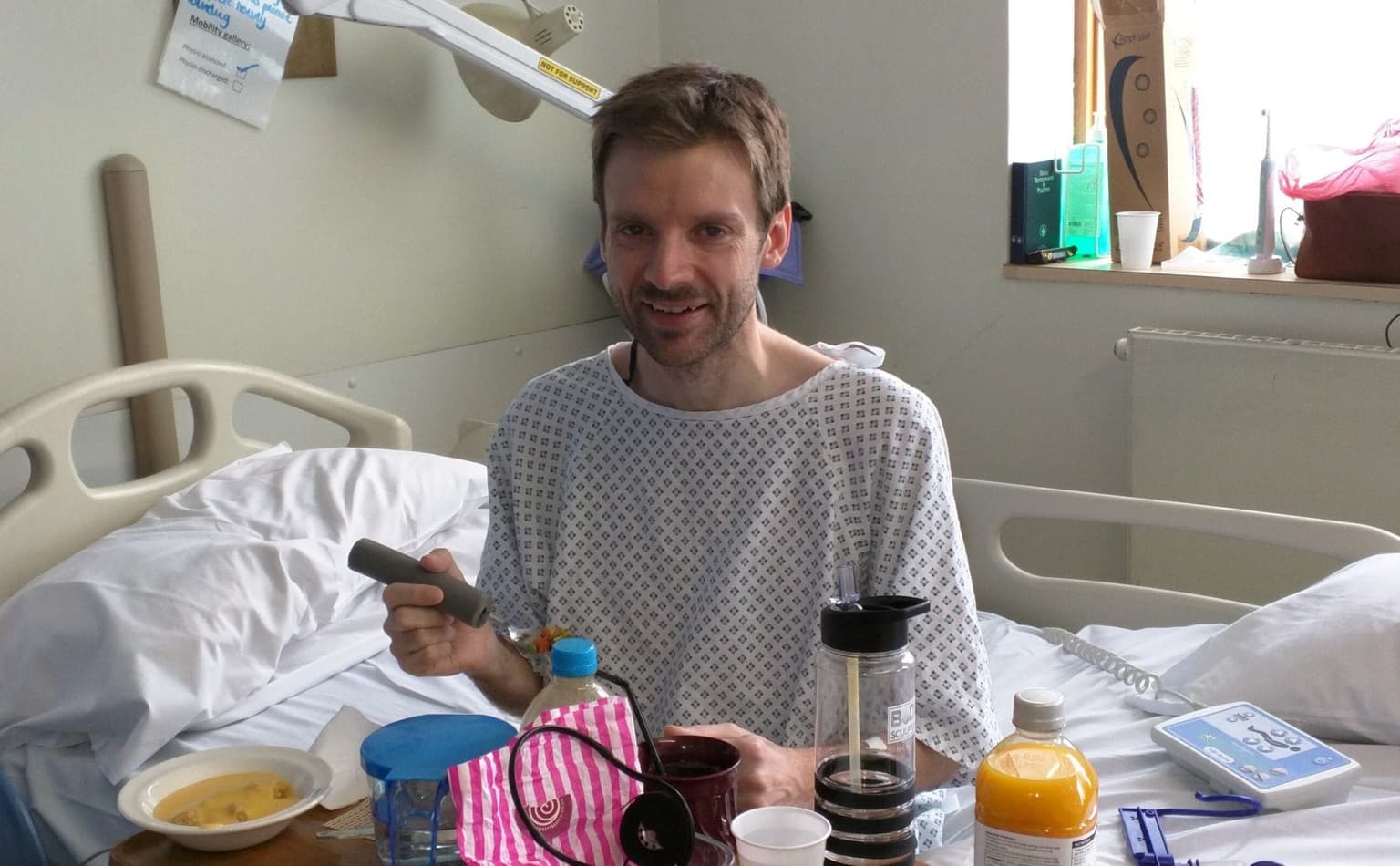 Dad left paralysed and lucky to be alive after eating chicken bhuna