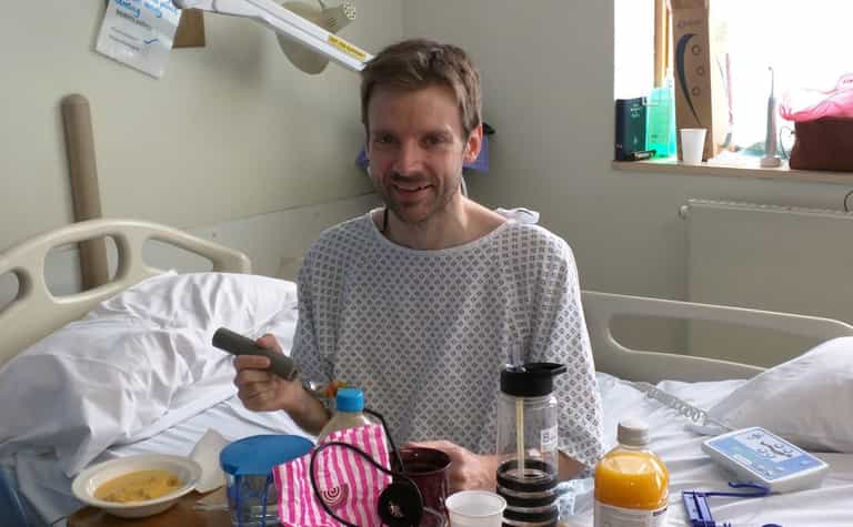 Dad left paralysed and lucky to be alive after eating chicken bhuna Dad left paralysed and lucky to be alive after eating chicken bhuna