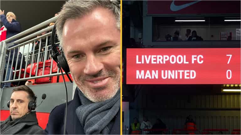Gary Neville cancels Monday Night Football appearance following Man United’s 7-0 loss Gary Neville cancels Monday Night Football appearance following Man United’s 7-0 loss