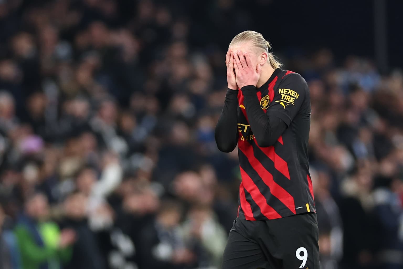 Erling Haaland ‘may be sidelined for a while’ after missing Man City training
