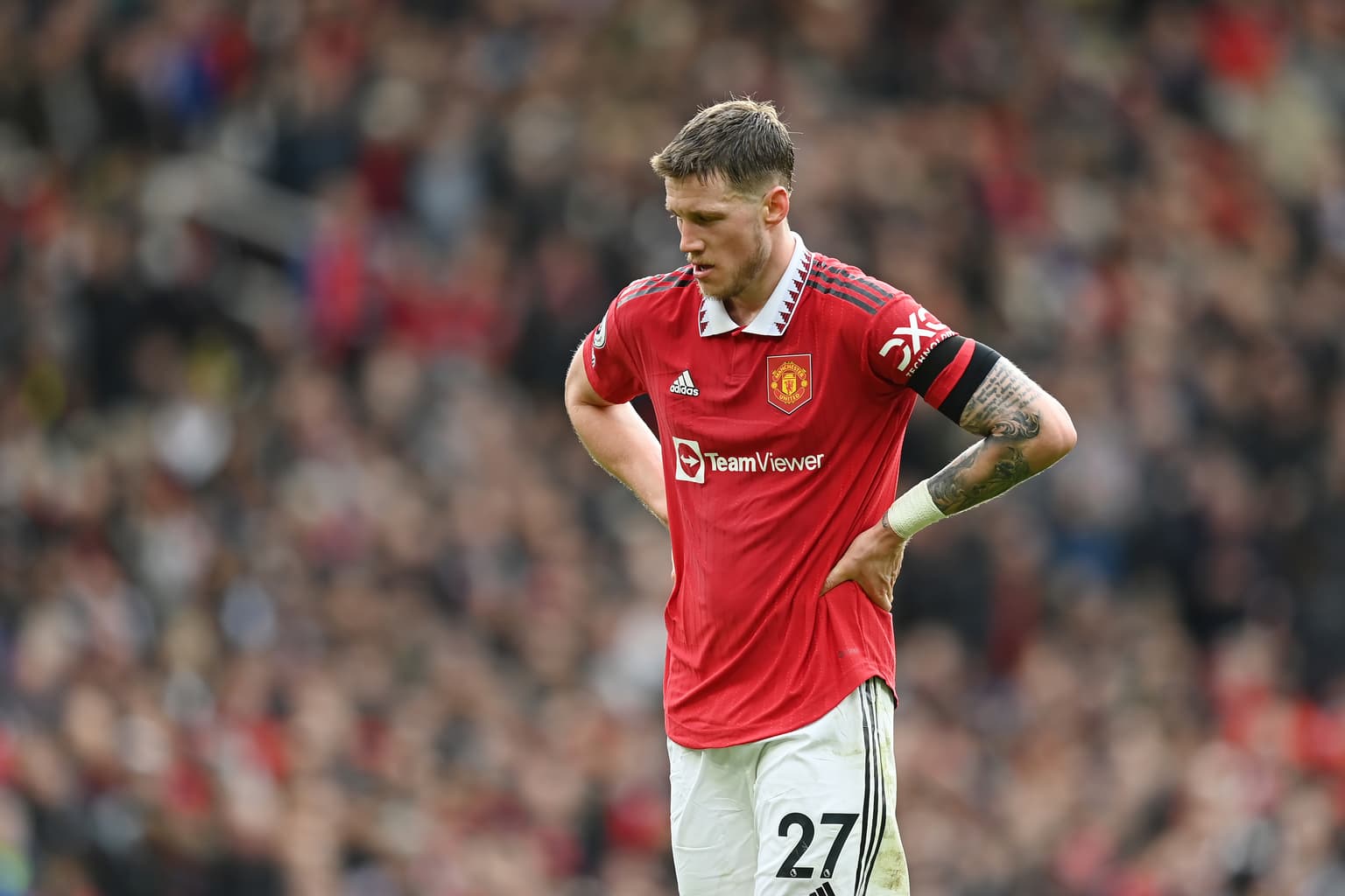 Wout Weghorst uses anti-Glazer footage in pre-match video