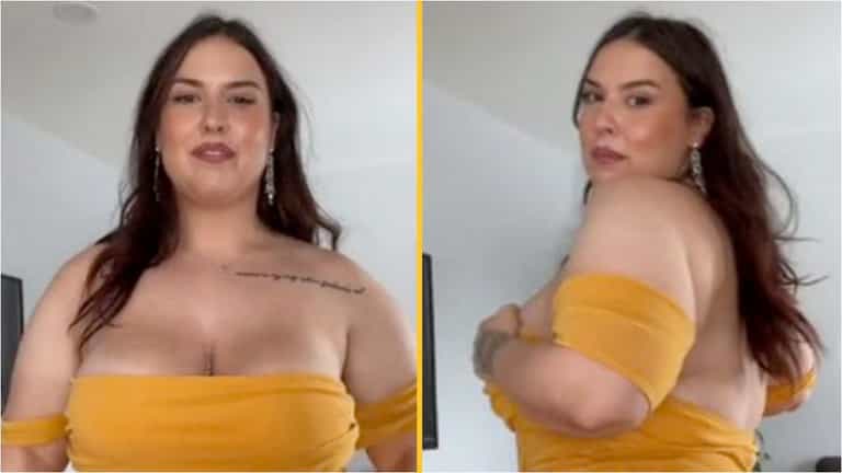 ‘My 55-inch bum is so big I hid bottles of booze in it when I go clubbing’ ‘My 55-inch bum is so big I hid bottles of booze in it when I go clubbing’